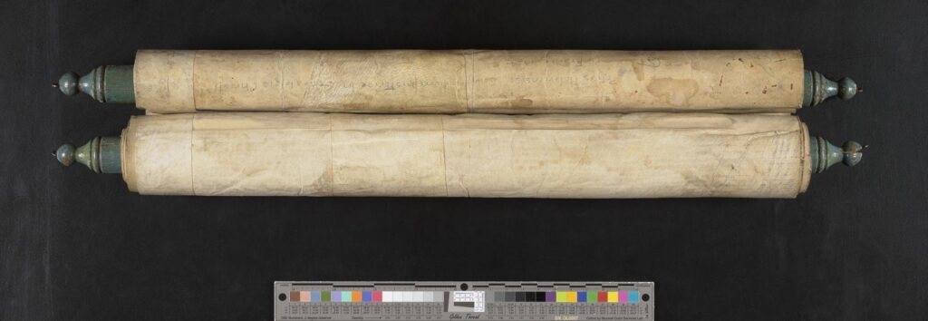A 2,000-year-old burnt scroll read for the first time using AI and X-ray imaging